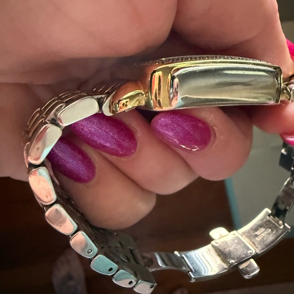 Michele Deco Madison Diamond Two-Tone 18k/SS Diamond Dial Watch $4000 - Picture 10 of 14